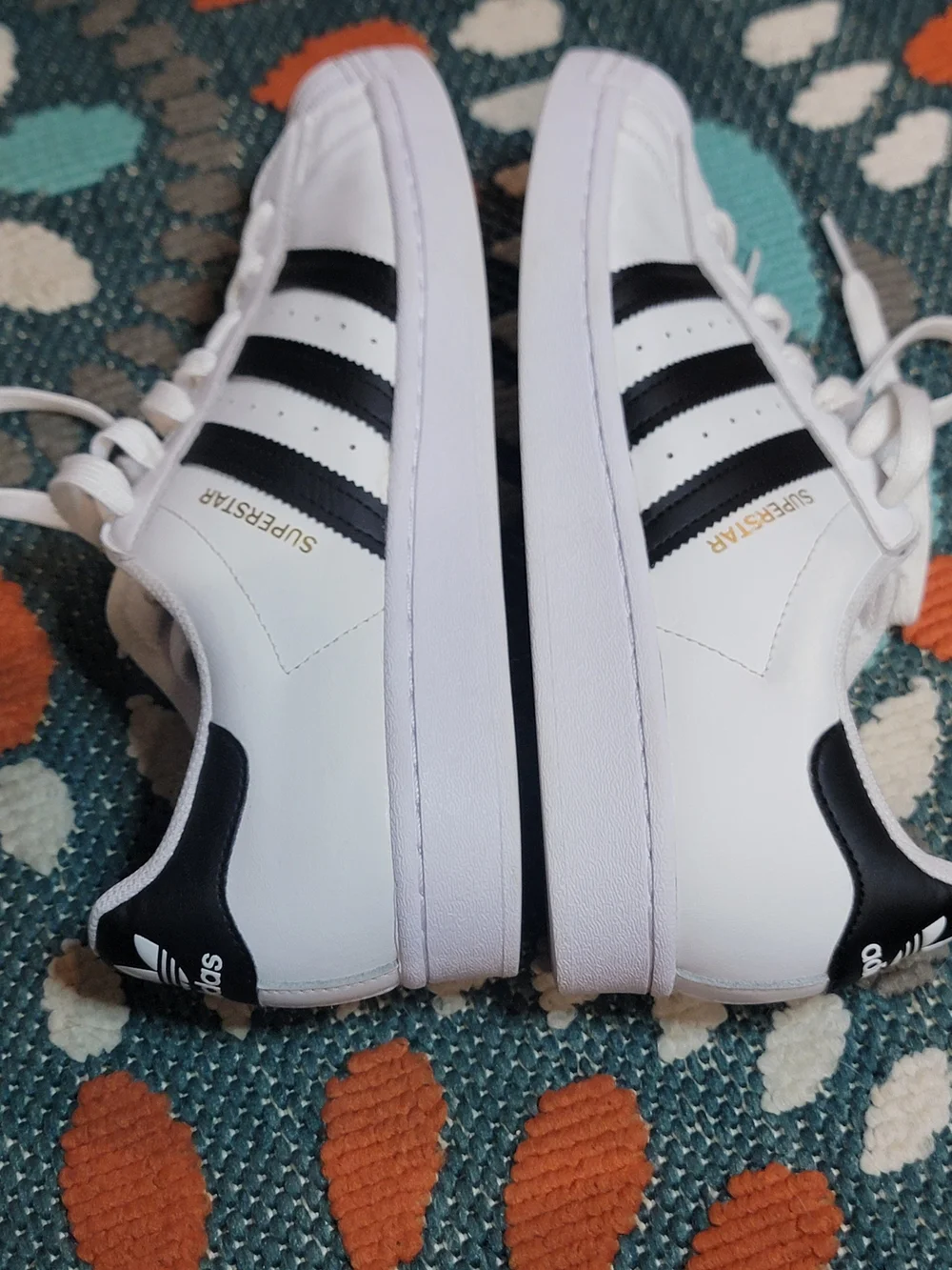 adidas Superstar Size 7.5 In White And Black